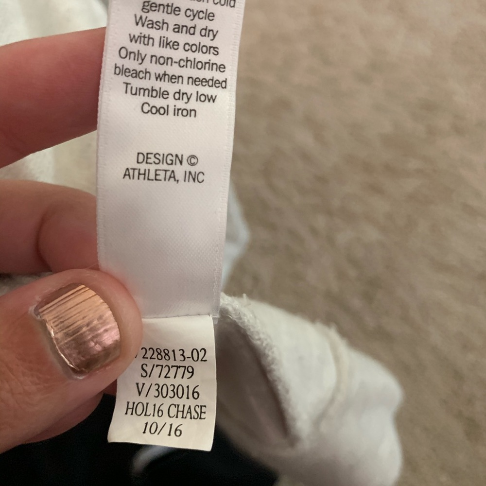 Athleta Studio Wrap With Magnets Xs Light Gray View 6